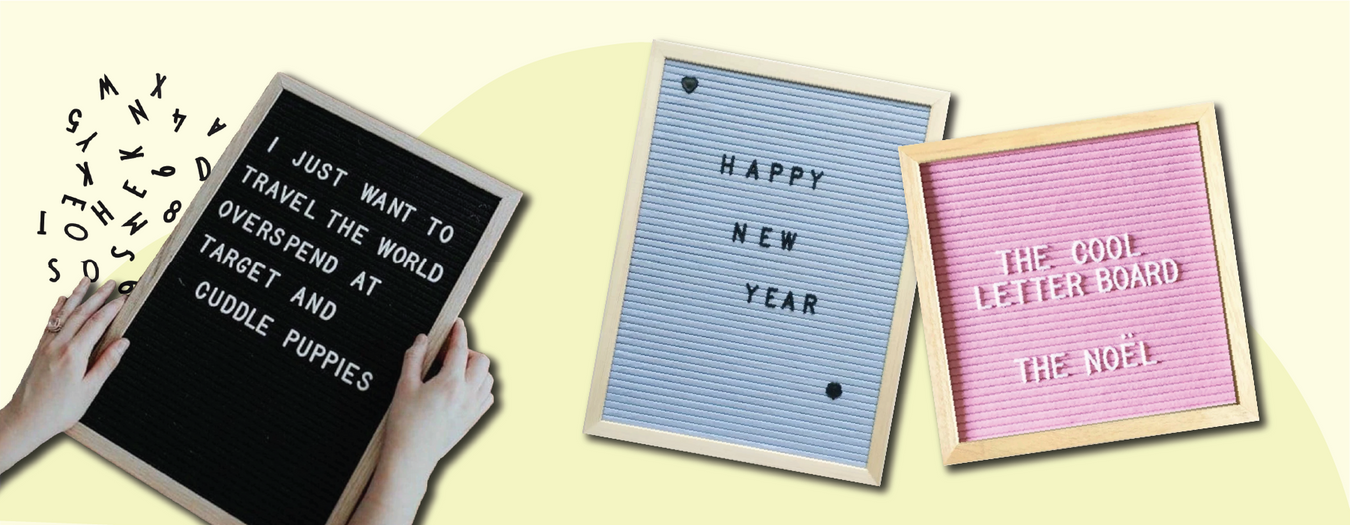 Letter Board & Frames