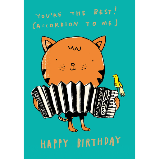 Greeting Card - Accordion Birthday