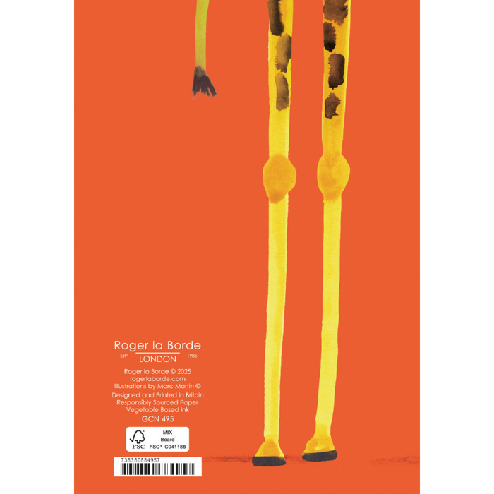 Greeting Card - Birthday Giraffe