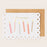 Greeting Card - Broderie Birthday Candles