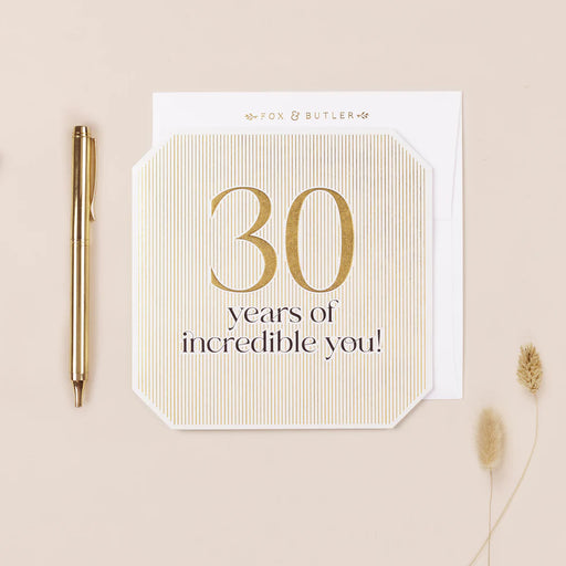 Greeting Card - Fox & Butler Age 30