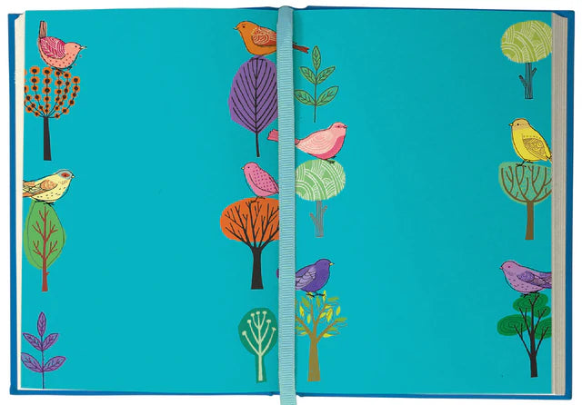 A5 Lux Notebook Modern Birds