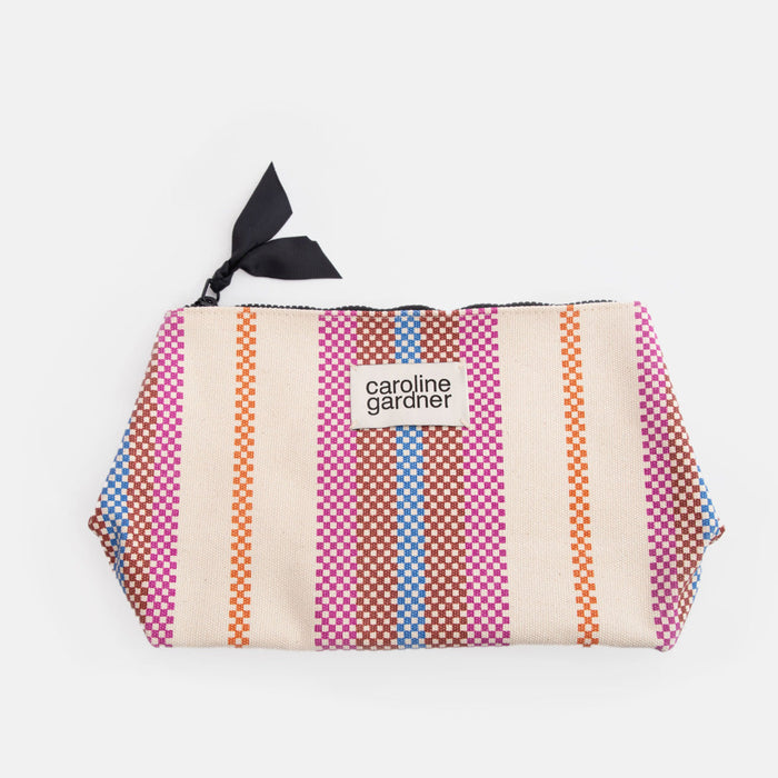 Beauty Bag Check Stripe