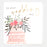 Greeting Card - Wedding Day Cake with Flowers