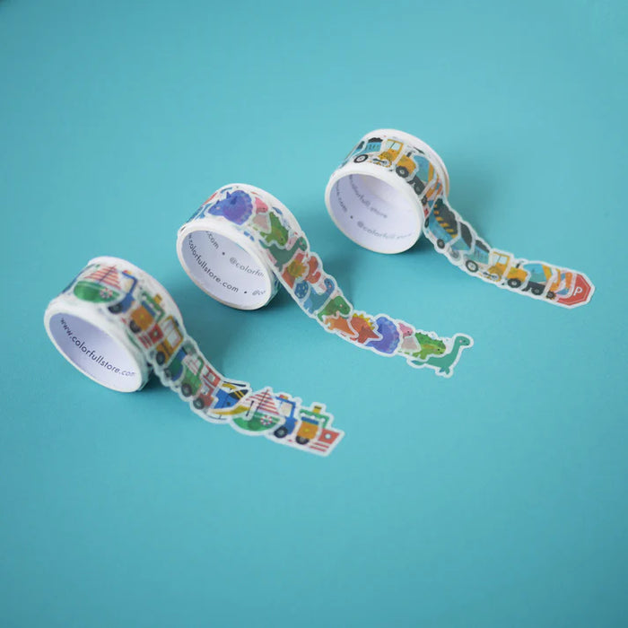 Builder Decorative Washi Stickers for Journaling (Scrapbooking)