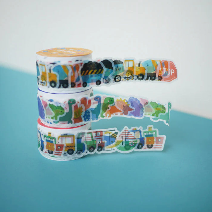 Builder Decorative Washi Stickers for Journaling (Scrapbooking)