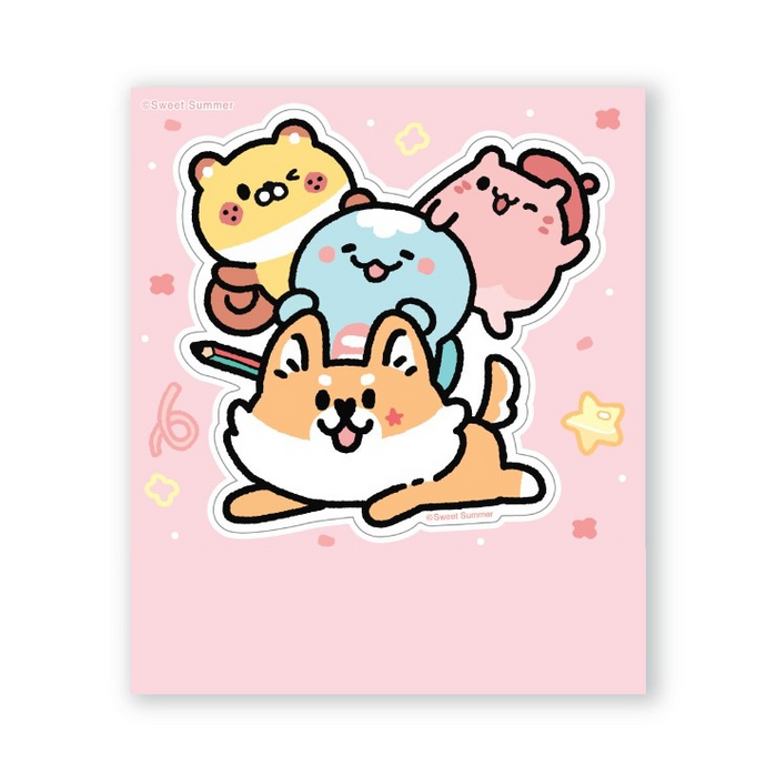 Character Sticker Big Size - Unishiba