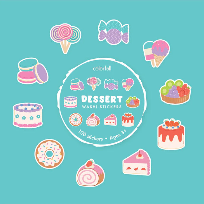 Dessert Decorative Washi Stickers for Journaling (Scrapbooking)