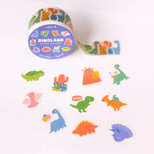 Dinoland Decorative Washi Stickers for Journaling (Scrapbooking)
