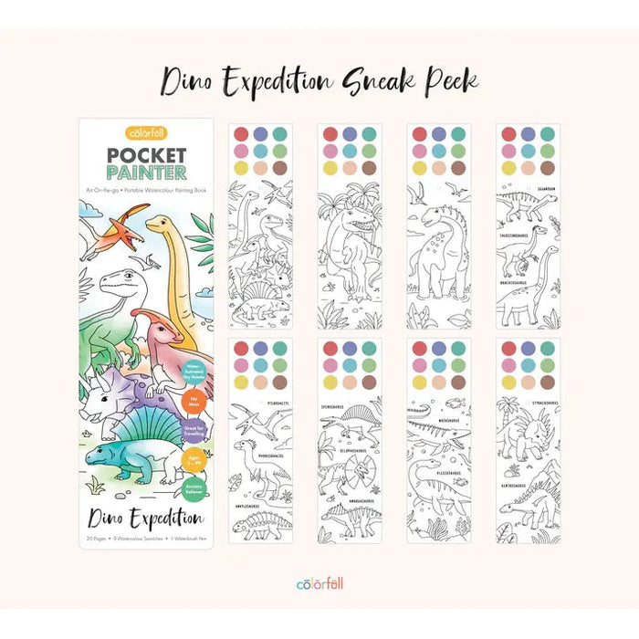 Dinosaur Expedition Pocket Painter (Ages 3-99)