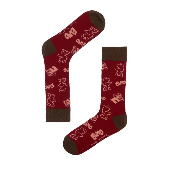 Elmo's Side Pattern Socks