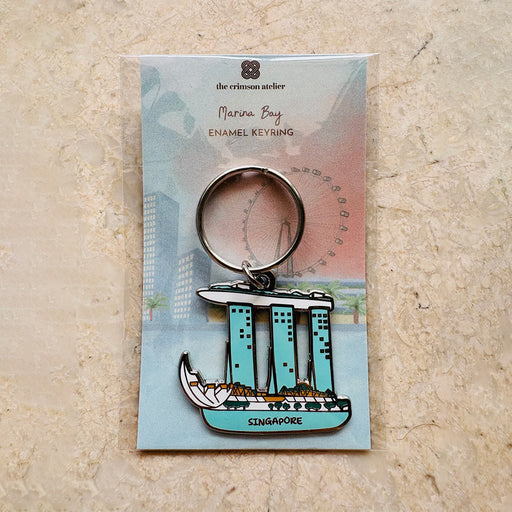 Enamel Keyring - Marina Bay