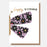 Greeting Card - Folk Friends Bday Flower Butterfly