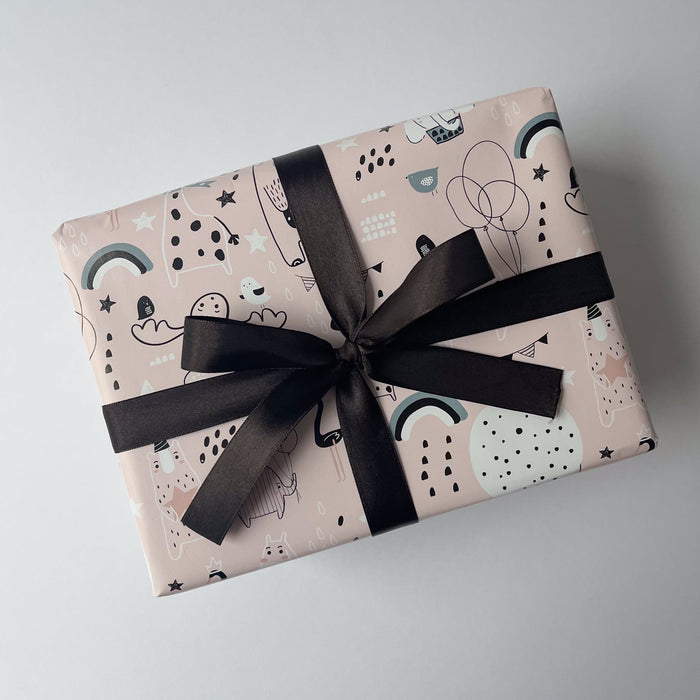 Gift Wrapping Paper Roll 3 Sheets - Baby Party