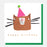 Greeting Card - Bday Cat in Pink Party Hat