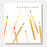 Greeting Card - Golden Bday Candles with Flame