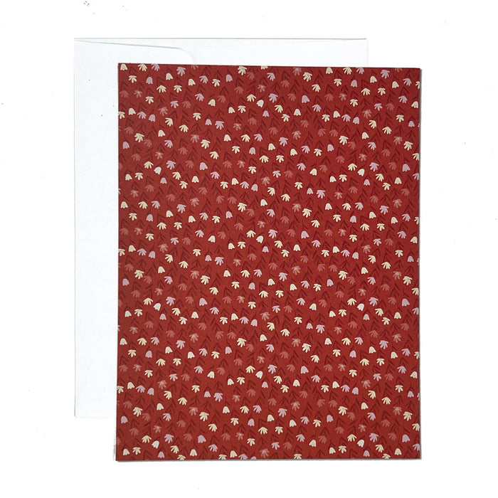 Greeting Card - JIG Orange Flowers
