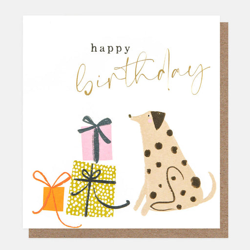 Greeting Card - Joyful Notes Bday Dog Presents