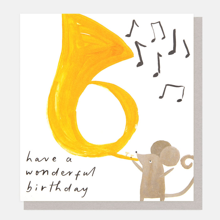 Greeting Card - Showtime Bday Mouse French Ho