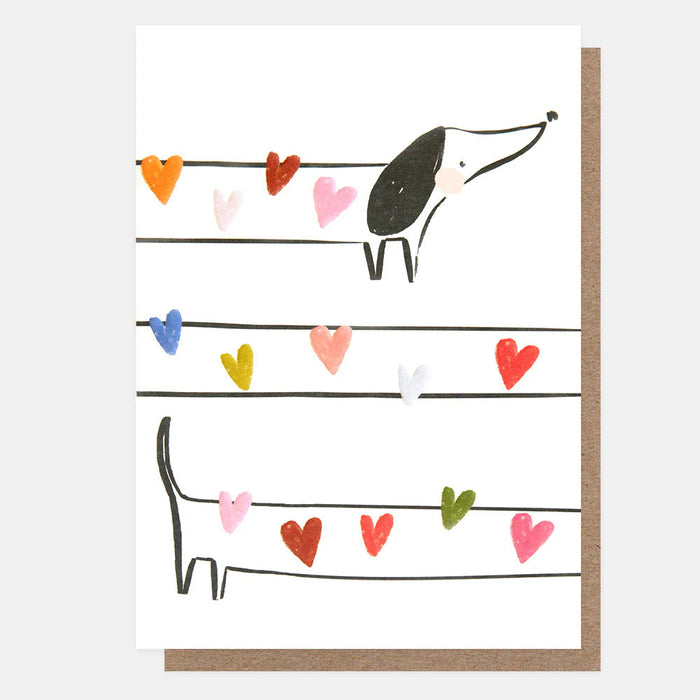 Greeting Card - Sketchbk Bday Sausage Dog
