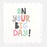 Greeting Card - Happy Words On Your Big Day
