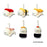 MOFMOFriends Sushi Mascot Charm - Salmon Sushi