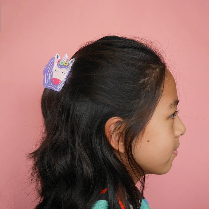 [L Size] Twinkle The Dreamy Unicorn Acetate Hair Claw