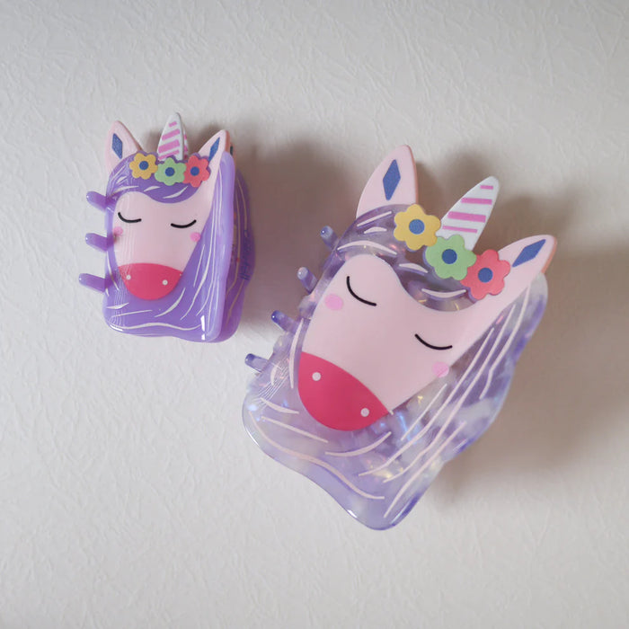 [L Size] Twinkle The Dreamy Unicorn Acetate Hair Claw