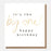 Greeting Card - Its the Big One Happy Birthday Gold