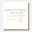 Greeting Card - Birthday Best Day Ever Gold Candle