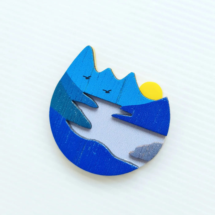 Lake Toba Brooch