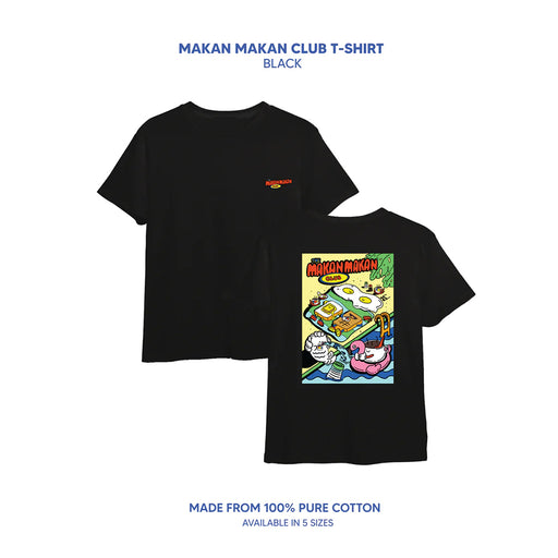 Makan Makan Club Tee - Black M