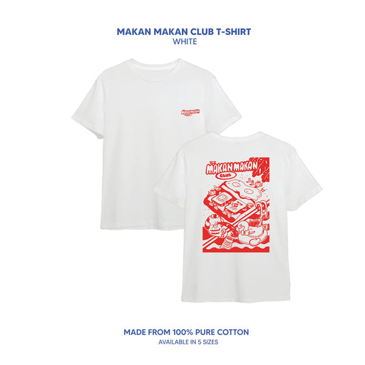 Makan Makan Club Tee - White S