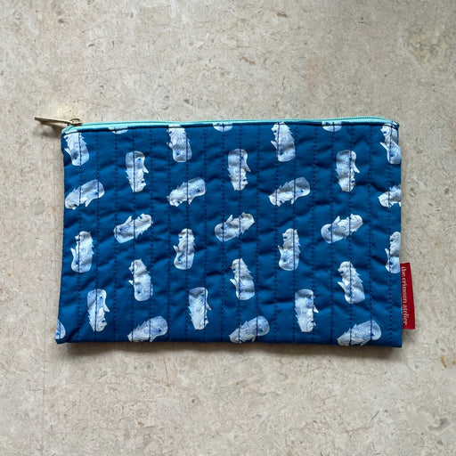 Merlion Quilt Pouch (Navy)