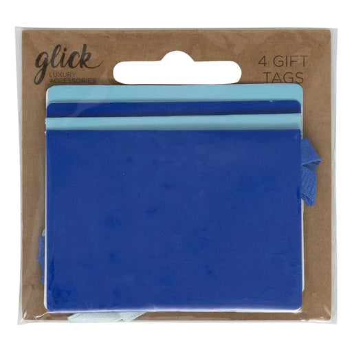 Multi Pack Gift Tags (Set of 4) - Mixed Blue