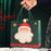Gift Bag L - Merry Christmas Santa Claus - Green
