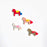 Horse Flower Gold Brooch