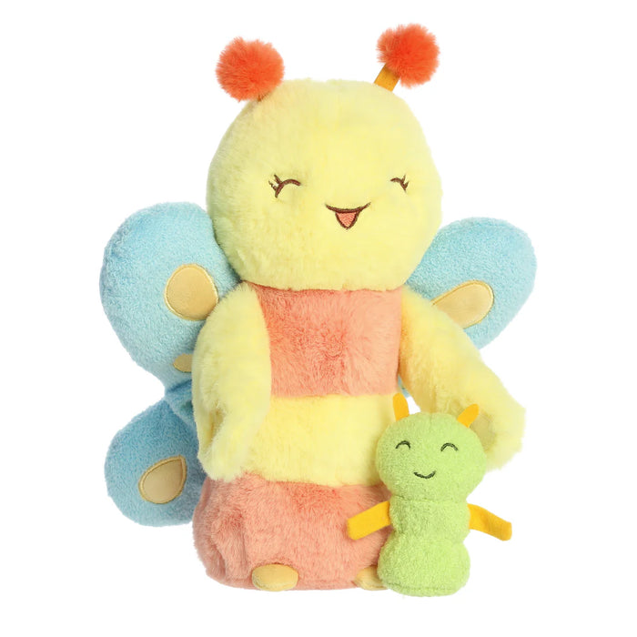 Palm Pals 11 inch - Butterfly & Caterpillar