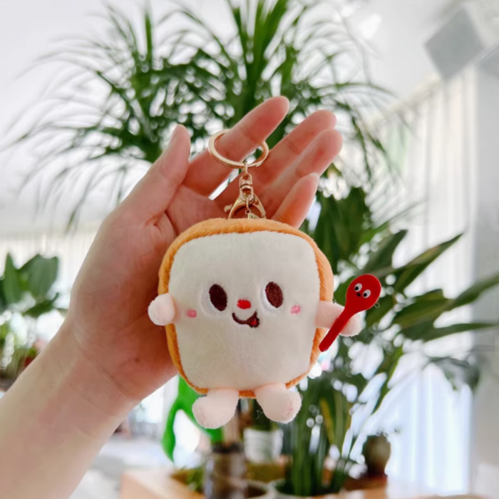 Plush Keychain - Toast