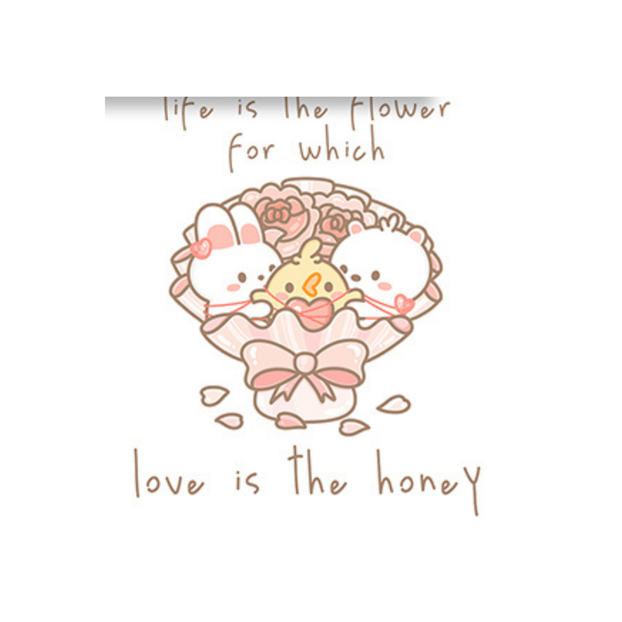 Postcard - Love is Honey