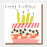 Greeting Card - Washi Birthday Tape Cake Candles