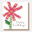 Greeting Card - Washi Birthday Pink Flower tape