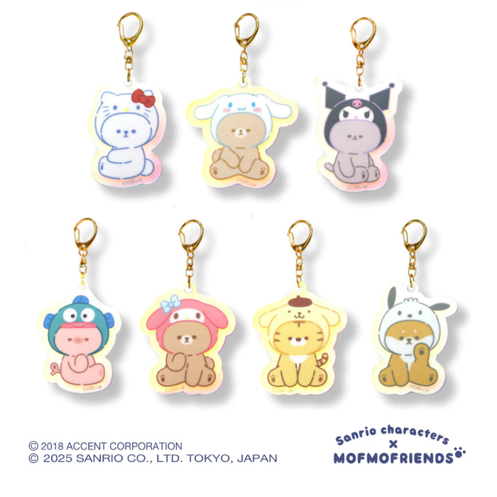 [Sanrio X MOFMOFriends] Nakayoshi Aurora Acrylic Charm - My Melody Bear