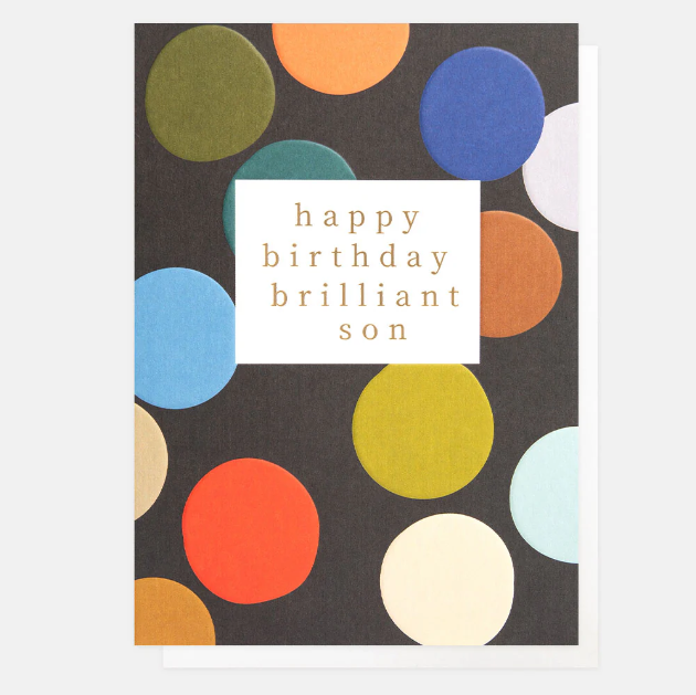 Greeting Card - Pattern Work Birthday Son