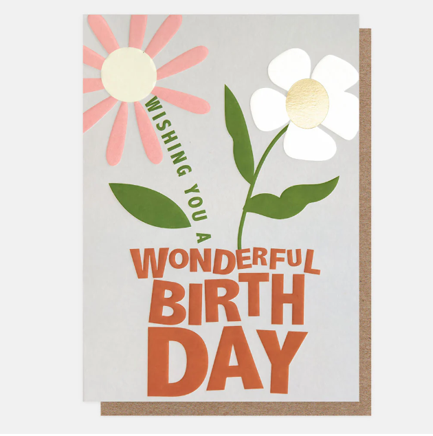 Greeting Card - Letter Box Birthday Flower Pot