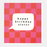 Greeting Card - Lots of Love Sister Red Pink