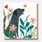 Greeting Card - Paper Collage Birthday Dog with Bee