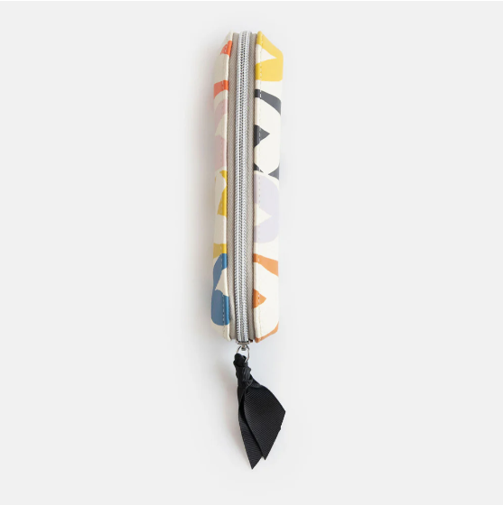 Pencil Case Multi Check Hearts