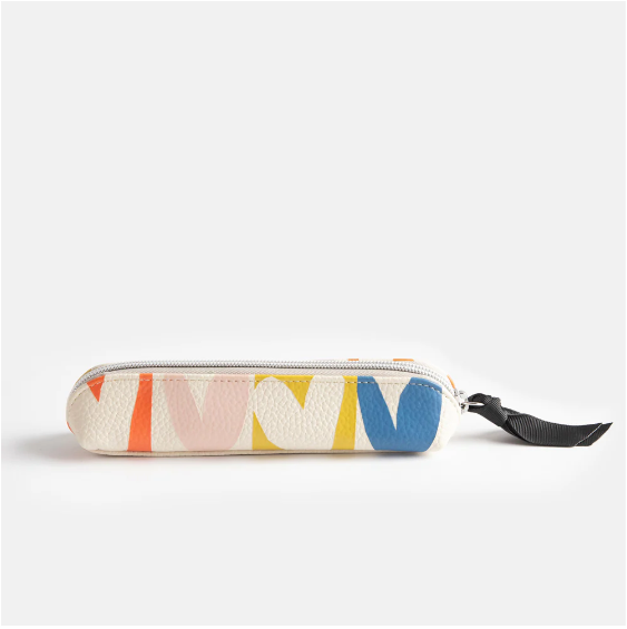 Pencil Case Multi Check Hearts