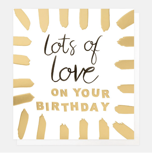 Greeting Card - Born 2 Shine Lots Of Love Birthday